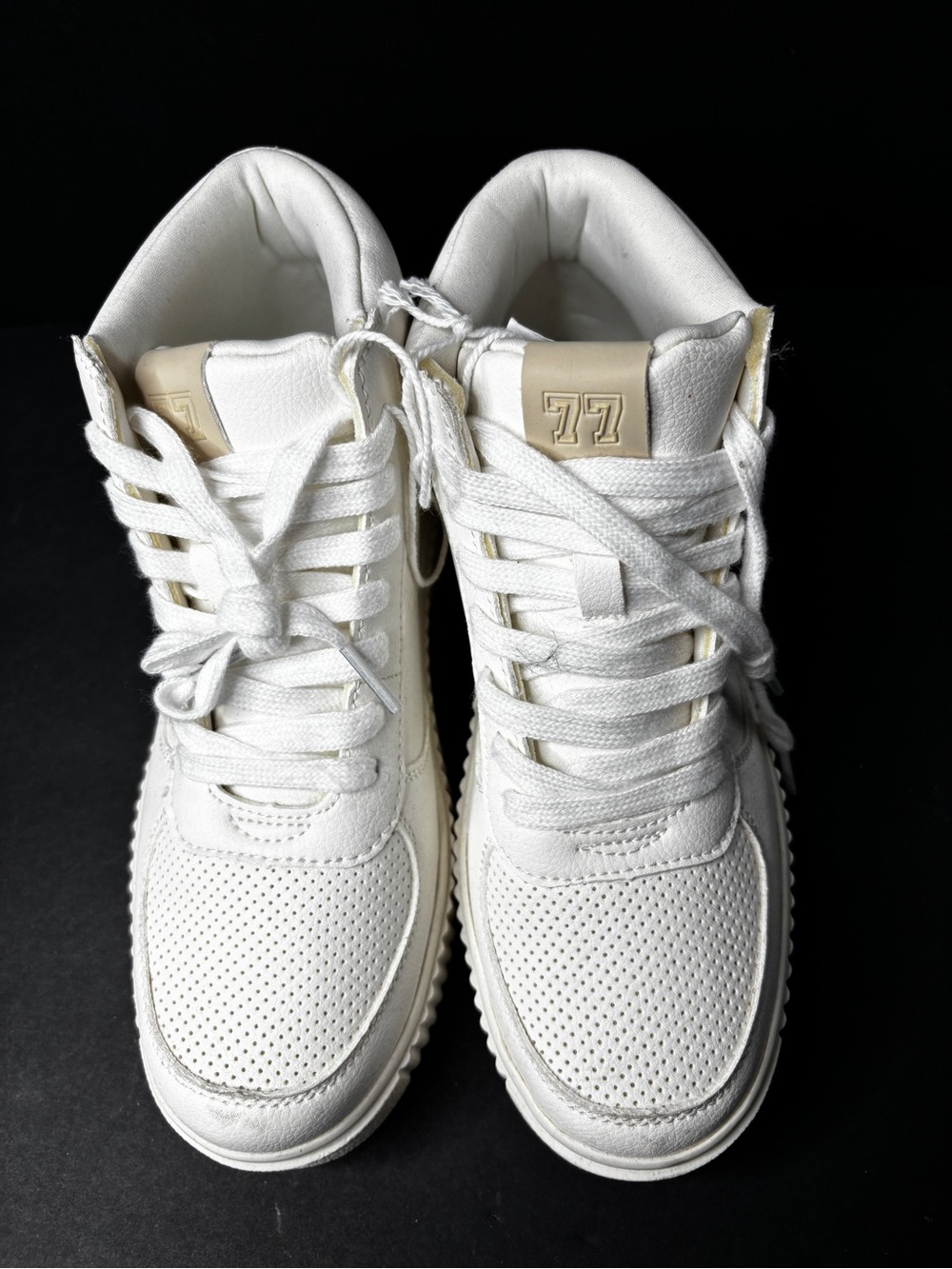 American Eagle Outfitters White High-Top Sneakers